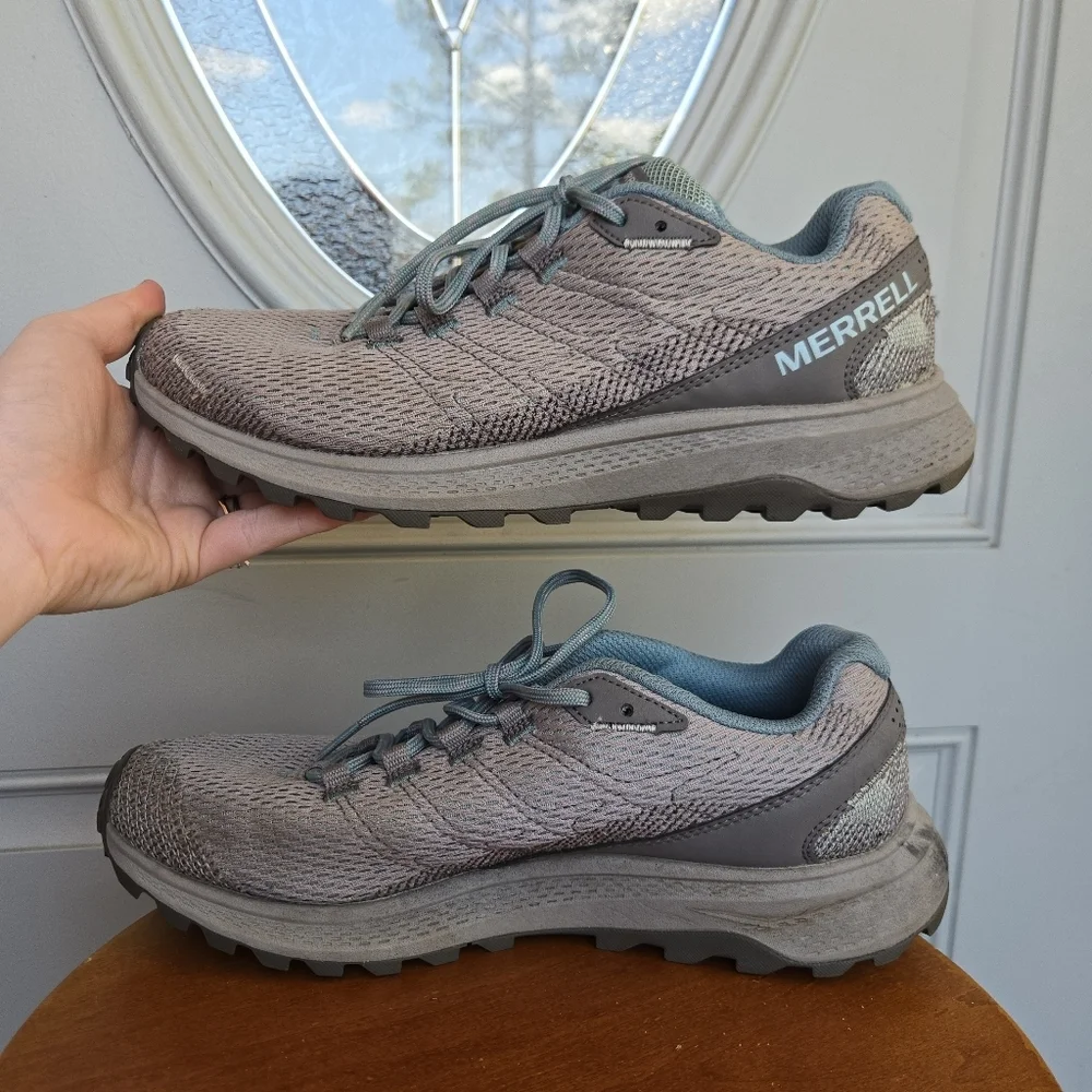 Merrell Fly Strike Sneakers Gray Trail Running Shoes